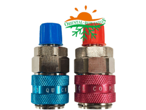 KIT ACOPLE AUTOMOTRIZ SENCILLO AZUL/ROJO QC-12A