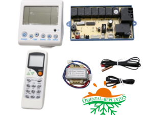 TARJETA A.A UNIVERSAL DISPLAY CUADRADO LED+CONTROL QD-U12A
