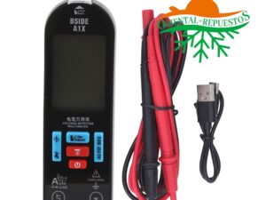 MULTIMETRO DIGITAL RECARGABLE AUTORANGO CONTINUIDAD/DIODO/CAPACITANCIA/AC-DC/AMP